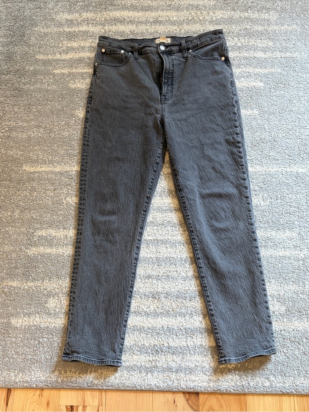 Madewell the perfect vintage jeans Womens in Washed Black 31t